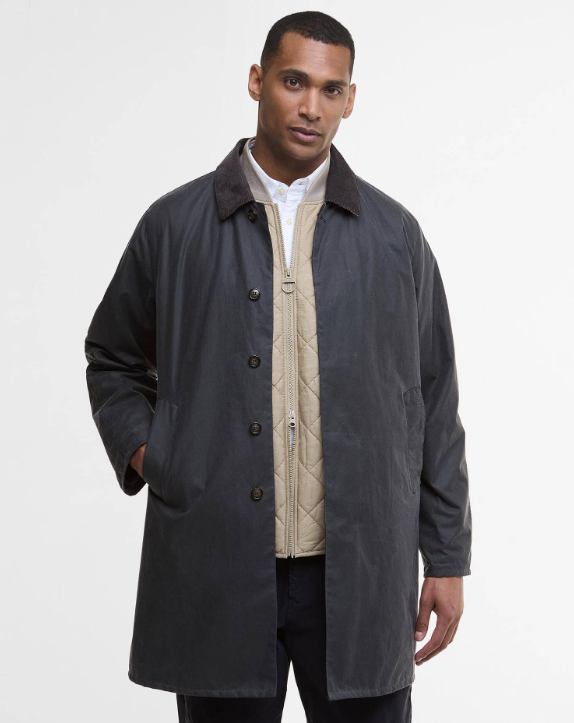 Men's Barbour Lorden Waxed Mac Jacket – Jesse Brown's Outdoors