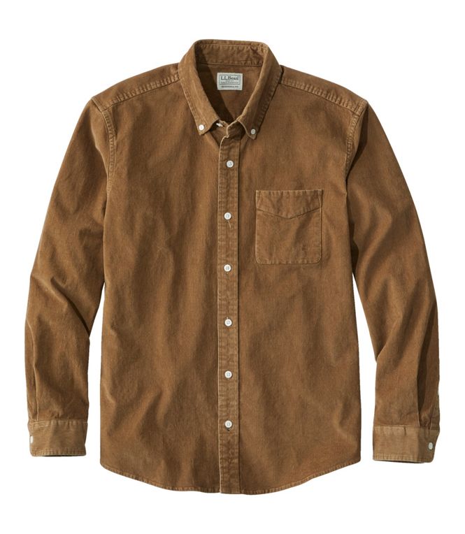 Men's Comfort Stretch Corduroy Long-Sleeve Shirt – Jesse