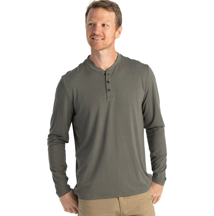 men's free fly henley