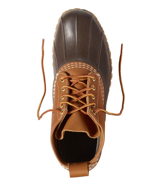 vintage LL BEAN Duck, bottes basses pour hommes, 7 m, cuir marron imperméable « Bean Boots vintage LL BEAN Duck, bottes basses pour hommes, 7 m, cuir marron imperméable « Bean Boots