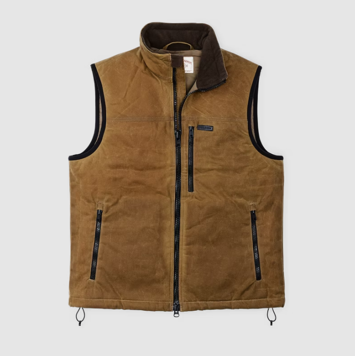 filson tin cloth vest