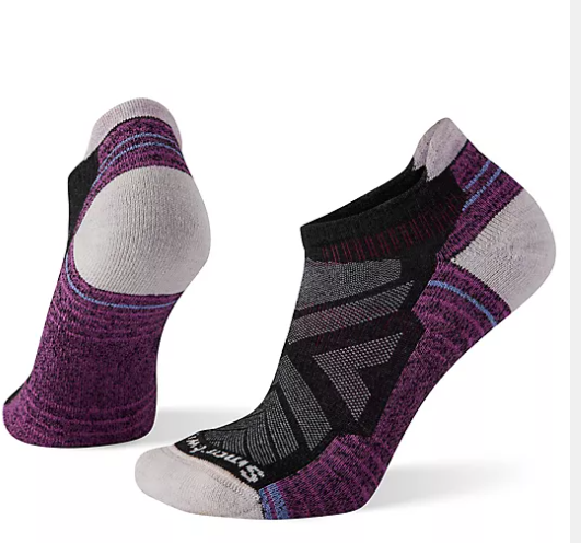 purple smartwool crew socks