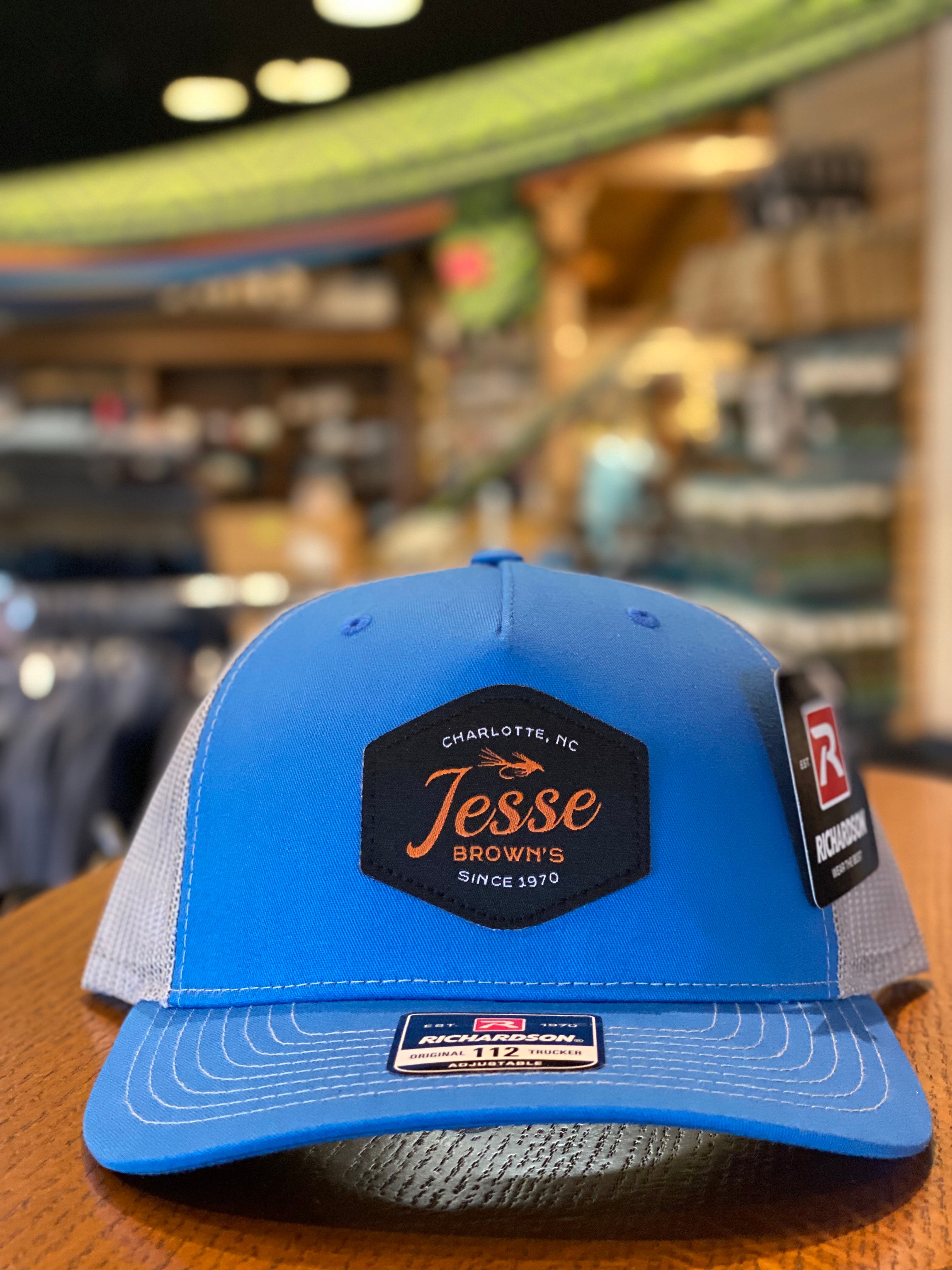 Jesse Brown's Fly Shop Patch Trucker Hat