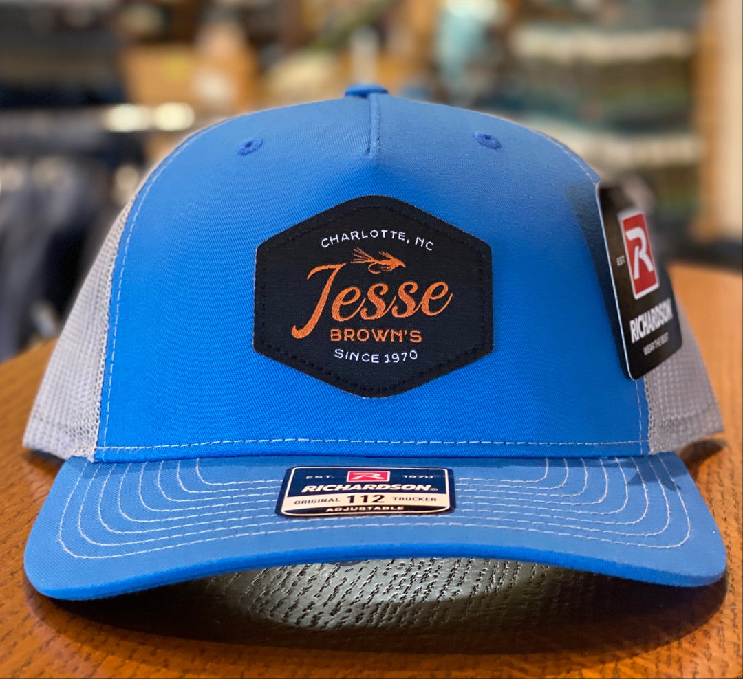 Jesse Brown's fly patch hat