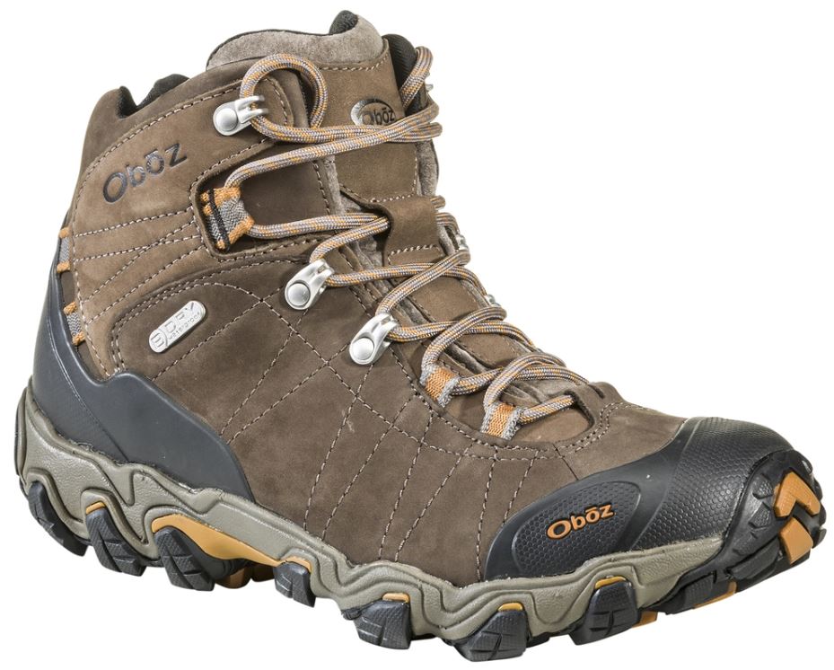 Men's Oboz Bridger Mid Waterproof Hiking Boots Sudan