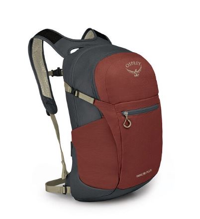 Osprey Daylite Plus Pack Acorn Red Tunnel Vision Grey
