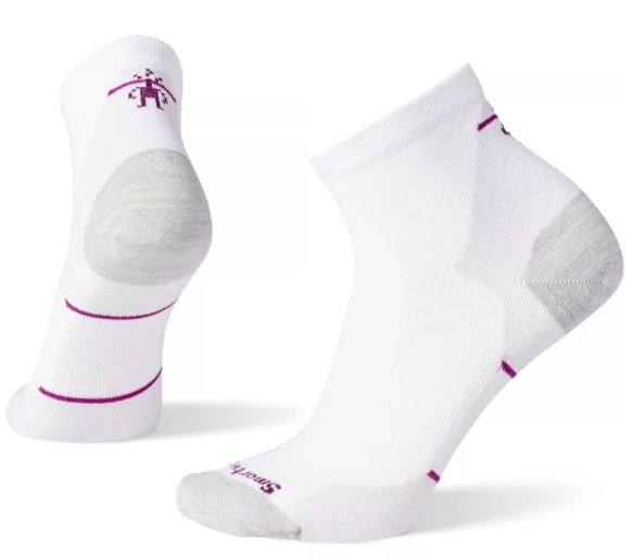 white smartwool ankle socks